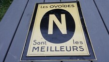 Ancienne plaque LES OVOIDES N