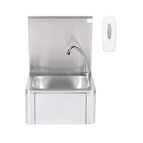 Lave mains mural inox avec - en,