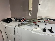 New Bright F 14 Tomcat Wired Remote Control Wire Guided Toy Vintage in Box