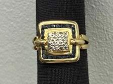 Bague en or 18 carats saphirs