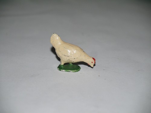 Figurine plomb ferme poule - figurine, bf
