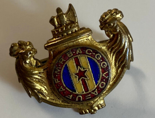 Broche émaillée anciens - broche,