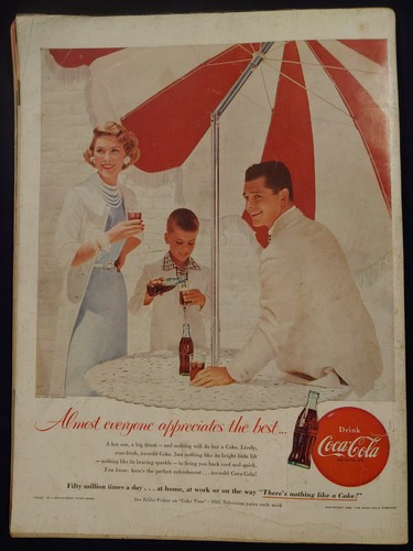 1955 vtg orig coca cola - coca, coke