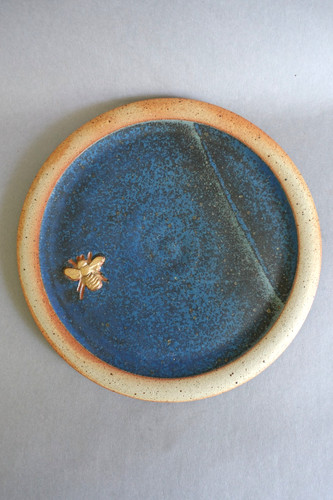 Assiette décorative grès - décorative,