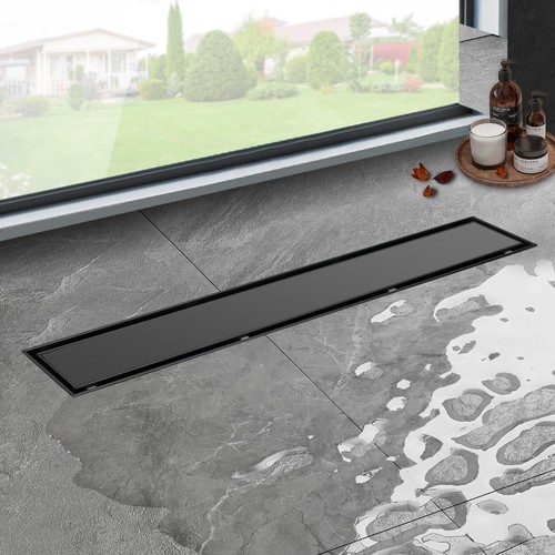 Caniveau douche italienne noir - caniveau,