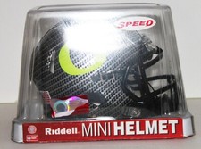 2010 Oregon Ducks Custom Riddell Mini Helmet vs Auburn - BCS Championship