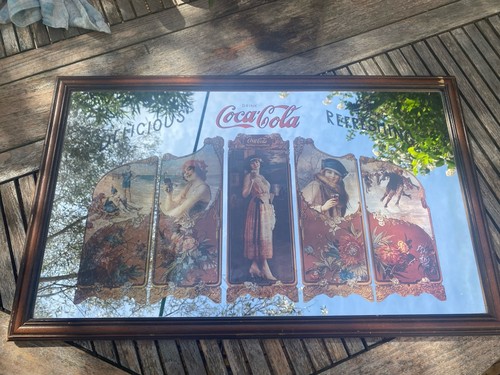 Miroir publicitaire coca cola - publicitaire,