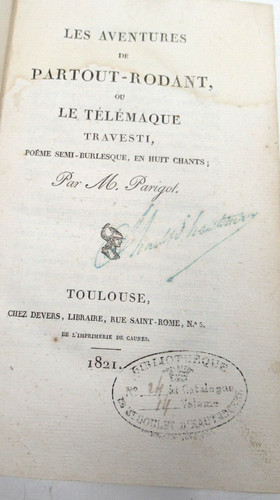Parigot aventures - parigot, de