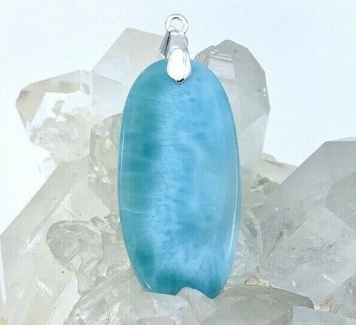 Pendentif larimar pierre - de,