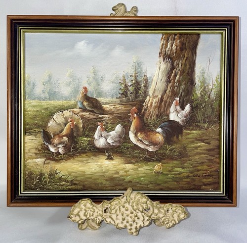 Huile sur toile signée - , –