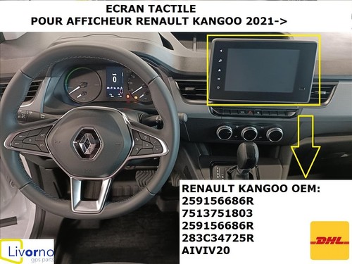 Vitre ecran tactile - vitre, renault