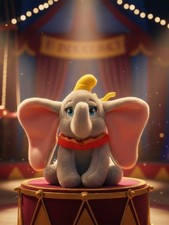 Peluche Disney Dumbo clip sac