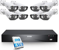ZOSI 4K PoE Kit Caméra de