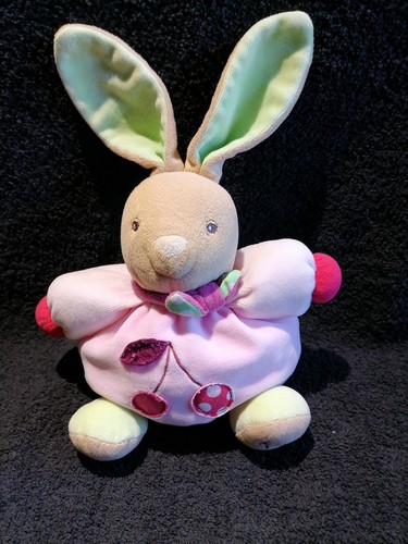 Doudou peluche lapin patapouf - ,