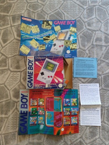 Boite officielle game boy 1989 - game,