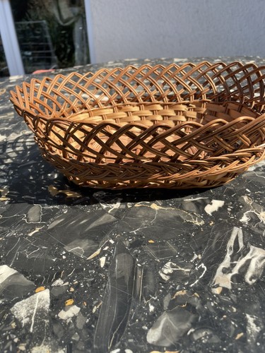 Petite corbeille osier vintage