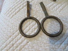 2 Antique Bronze Drawer Handles, Empire Style Furniture