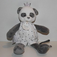 Doudou Panda Doudou E Compagnie - Grey White