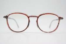 Lunettes RES/REI ICE 626 Rouge Transparent Oval Cadre De Lunettes Neuf