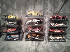 LOT DE 18 VOITURES  1/43e  COLLECTION LES 24 H DU MANS "  ITALIE ,PARFAIT ÉTAT.