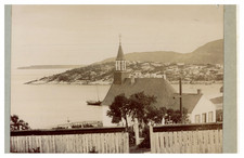 Canada, Québec, Église ancienne de Tadoussac, Tirage vintage, ca.1890 Canada, Qu