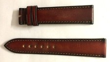 GENUINE MEISTERSINGER LEATHER BAND BROWN - 20 MM NEW