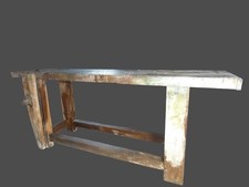 Etabli en bois ancien en