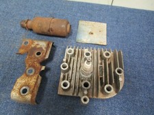 BRIGGS & STRATTON ENGINE CYLINDER HEAD MUFFLER SERIAL TAG ORIGINAL LAWN GARDEN