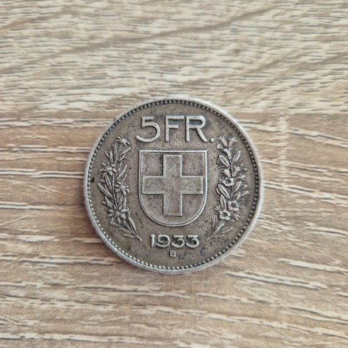 Francs 1933 berne argent - 1933,
