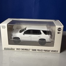 Greenlight 1:64 Chevrolet Tahoe White Blank Police Pursuit
