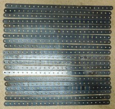 20 BANDES NOIRES DE 25 TROUS