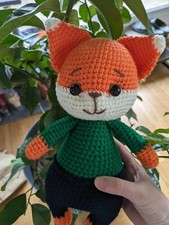 Renard , doudou fait main au