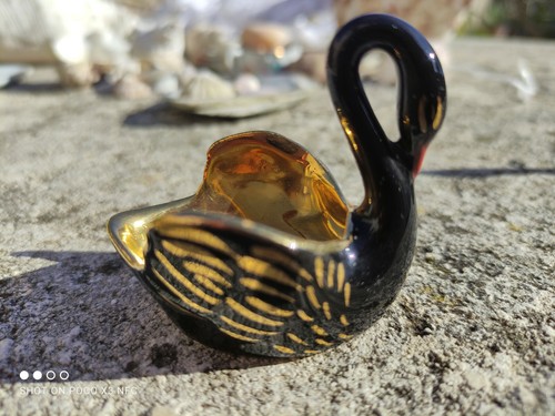 Porcelaine cygne noir - porcelaine,