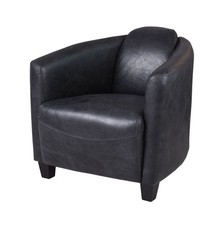 Lounge Chaise Cuir Fauteuil de Cocktail Club en Type Déco