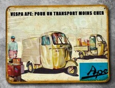 Plaque métal vintage Vespa