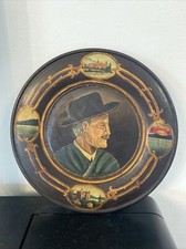 Ancienne Peinture Sur Bois Costume Savoyard Homme Signe B Wagner Art Populaire