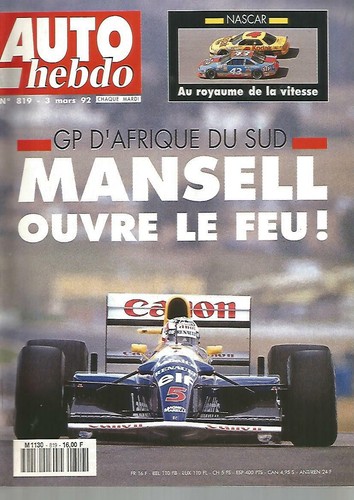 Auto hebdo 819 afrique - auto, gp