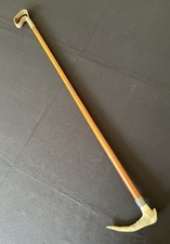 Fouet de chasse ancien bois