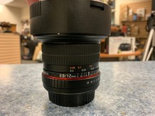 Rokinon 12mm f2.8 Full Frame Fisheye lens for Canon EF-mount