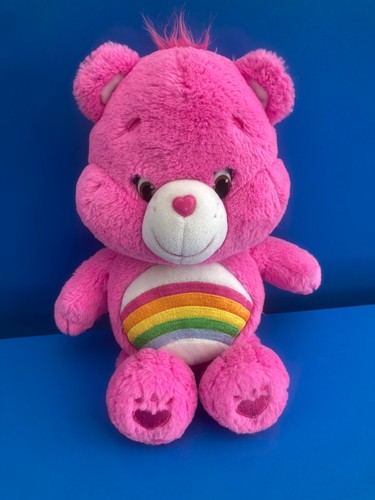 Doudou peluche ours bisounours - peluche,