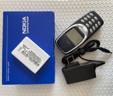 Nokia 3310 Navy blue Unlocked 2G GSM 900/1800  Mobile Phone - with Snake II Game
