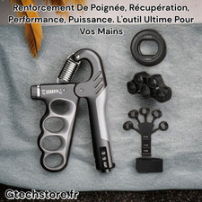 Appareil de Musculation Hand Grip Exercice  Poignet Main Avant-bras 5 à 100kg
