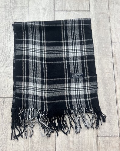 écharpe burberry noir blanc - Écharpe,
