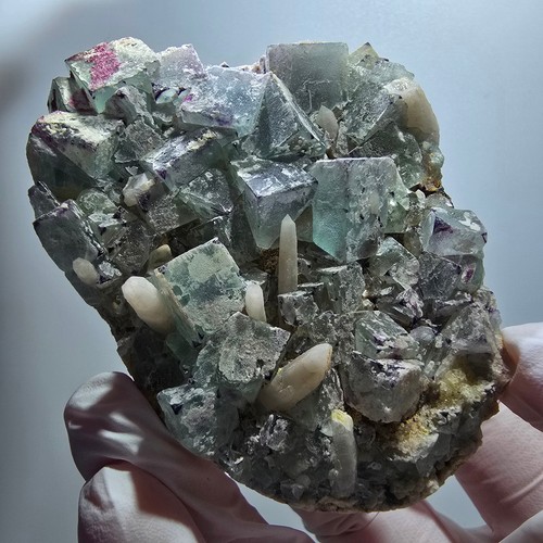 Rare cube fluorite - cube, de