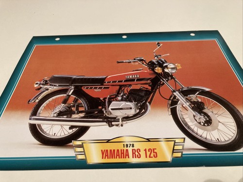 Yamaha rs125 1978 mono - yamaha, 125