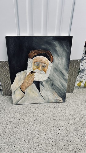 Tableau sur toile fumeur - tableau,