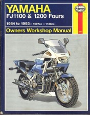 YAMAHA FJ1100,FJ1200,FJ1200A,ABS HAYNES WORKSHOP MANUAL 1984-1993