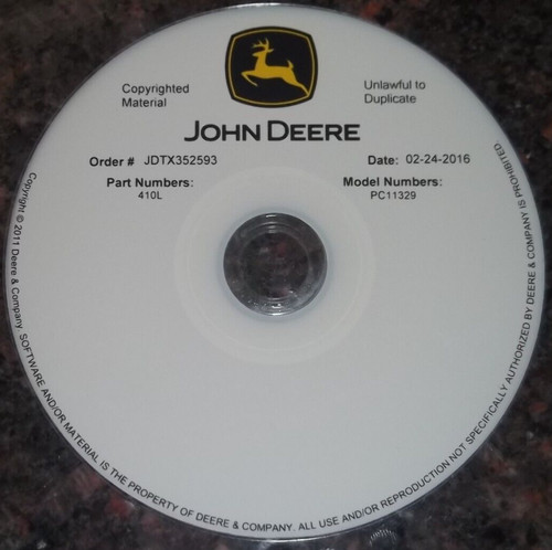 Manuel pièces john - john, deere
