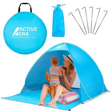 Active Era Tente de Plage Pop Up Déployable, Protection Solaire UV UPF 50+, Abri