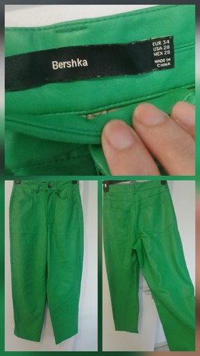 Pantalon bershka simili cuir - bershka,